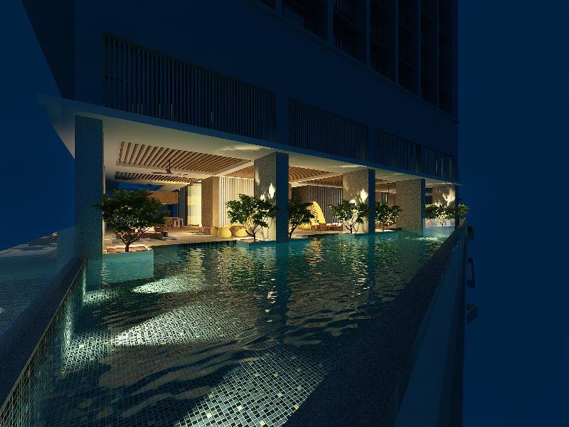 The Ruma Hotel And Residences Kuala Lumpur Exterior foto The pool at the 1018